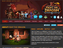 Tablet Screenshot of fightthedragon.com